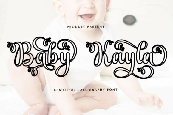 Baby Kayla Outline: A Modern Calligraphy Font Review