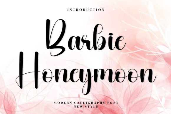 Barbie Honeymoon: A Modern Script Font for Makers