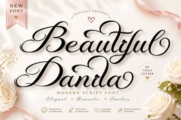 Beautiful Danila: A Handwritten Font for Your Brand