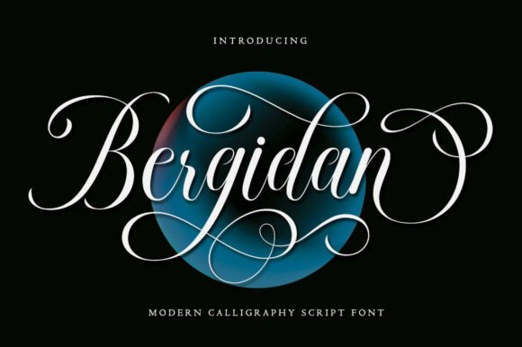 Bergidan: A Modern Calligraphy Typeface for Web Design