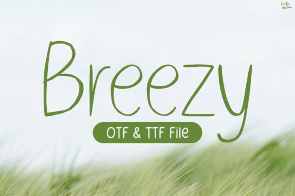 Breezy: A Handwritten Font for Modern Brands