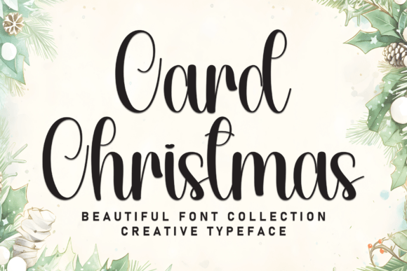 Card Christmas: A Festive Script Font for Web Design
