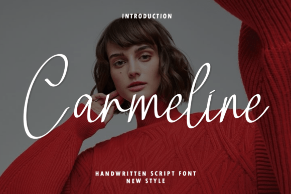 Carmeline: A Modern Script Font for Web Design