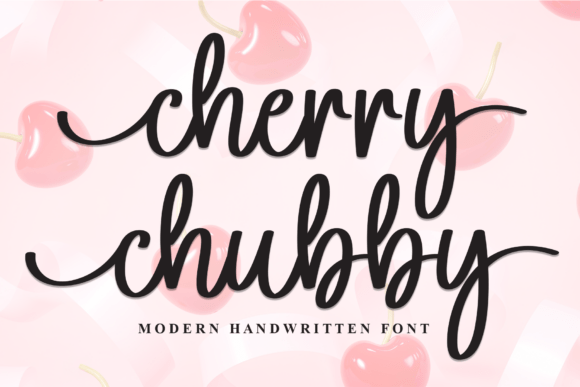 Cherry Chubby: A Display Font for Bold Campaigns