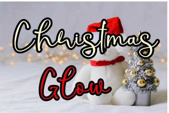 Christmas Glow: A Festive Script Font for Your Brand