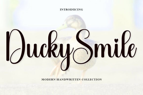 Ducky Smile: A Charming Script Font for Web Design