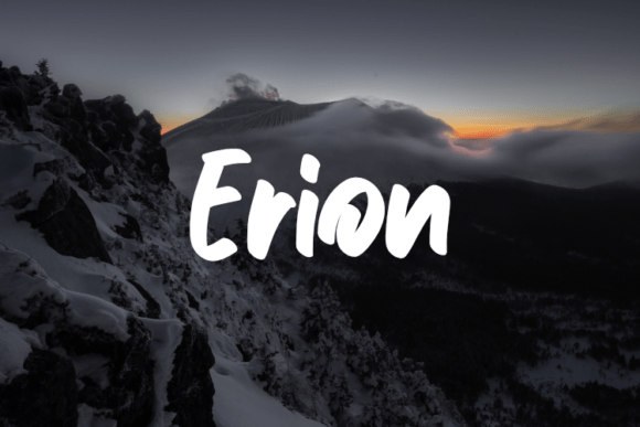 Erion: A Modern Typeface for Editorial Elegance
