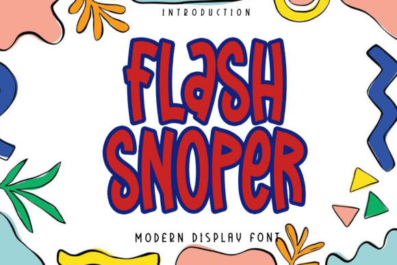 Flash Snoper: A Modern Script Font for Campaigns