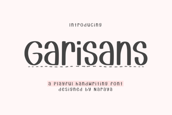 Garisans: A Playful Display Font for Modern Web Design