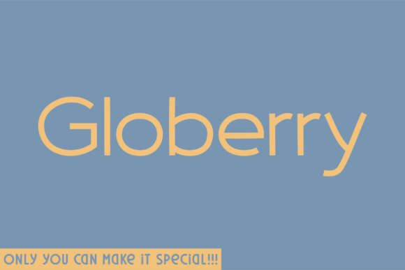 Globerry: A Unique Handwritten Font for Crafters