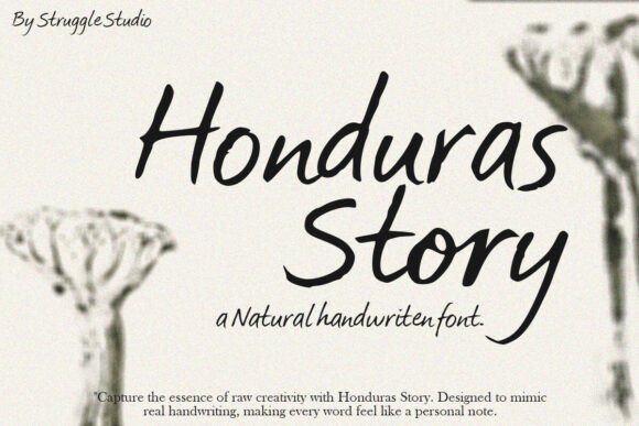 Honduras Story: A Warm Script Font for Your Brand
