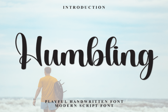 Humbling: A Handwritten Display Font for Editorial Design