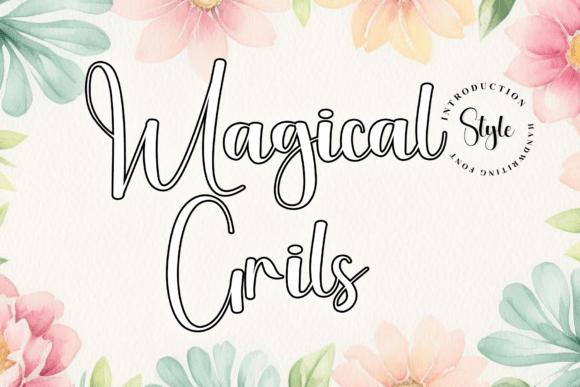Magical Grils: A Modern Handwritten Font for Elegant Design