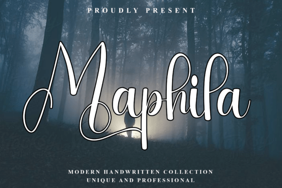 Maphila: A Premium Script Font for Campaigns