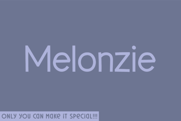 Melonzie: A Natural Handwritten Font for Web Design