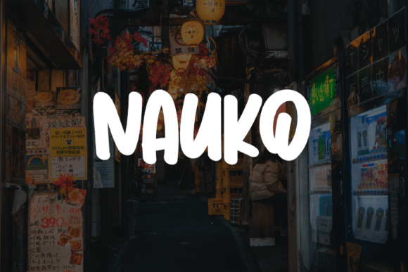 Nauko: A Modern Typeface for Polished Branding