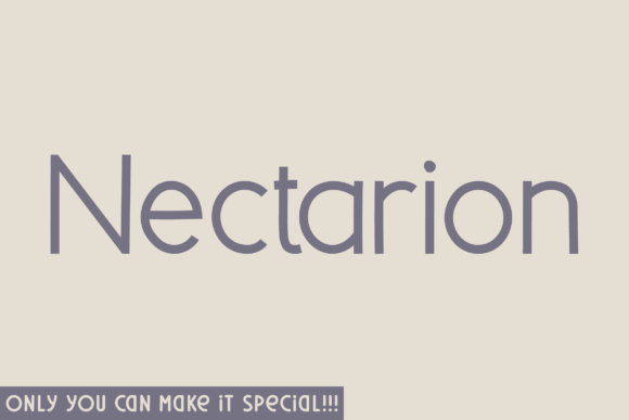 Nectarion: A Unique Handwritten Font for Branding