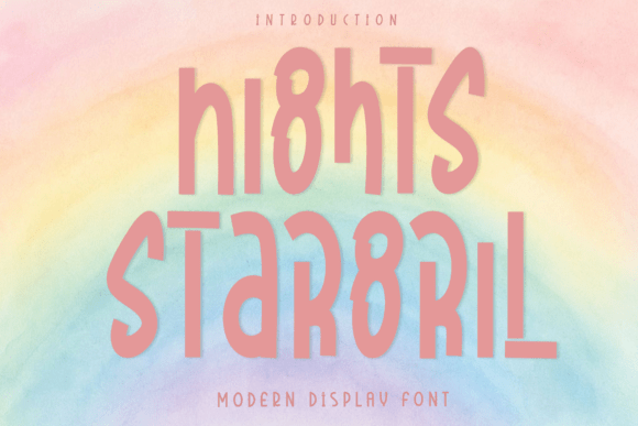 Nights Stargril: A Crisp Script Font for Crafters
