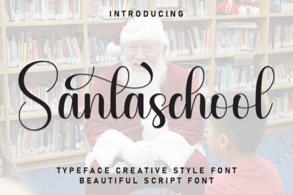 Santaschool: A Vibrant Display Font for Web Design