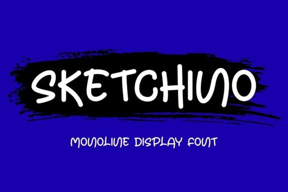 Sketchino: A Playful Monoline Font for Brand Identity