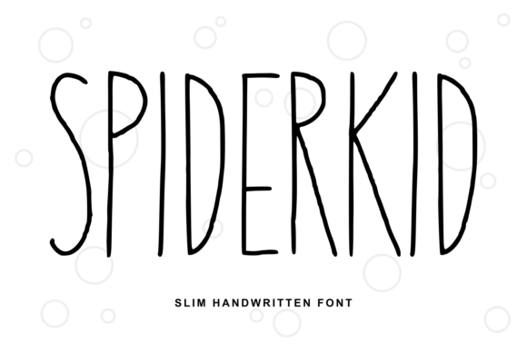 Spiderkid: A Slim Handwritten Typeface for Campaigns