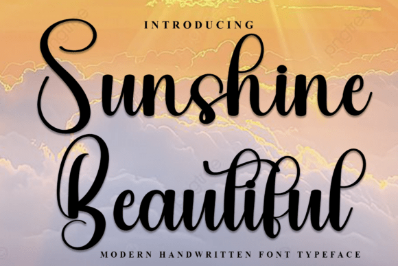 Sunshine Beautiful: A Warm Typeface for Branding