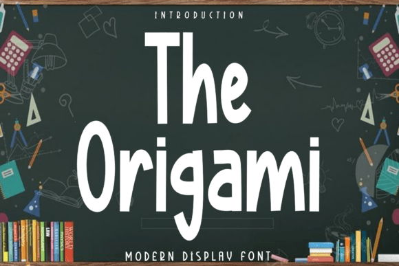 The Origami: A Crisp Script Font for Crafters