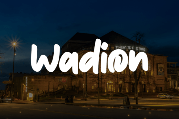 Wadion: A Modern Typeface for Elegant Branding