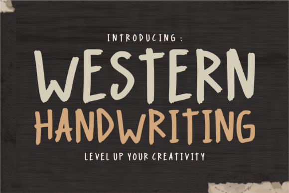 Western Handwriting: A Rugged Display Font for Brands