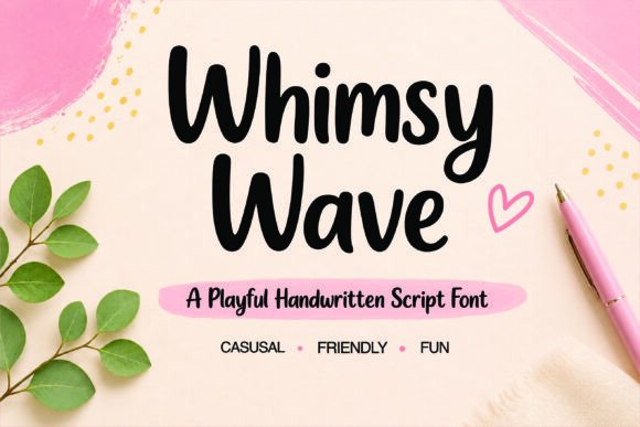 Whimsy Wave: The Playful Script Font for Marketers