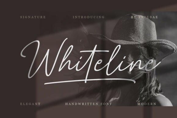 Whiteline: A Graceful Handwritten Font for Crafters