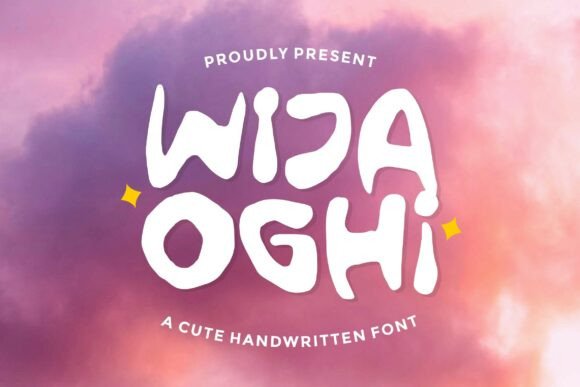 Wija Oghi: A Playful Handwritten Font for Crafters